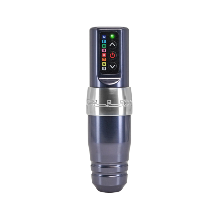 Microbeau Spektra Flux S Tattoo Machine with Additional PowerBolt - Gunmetal