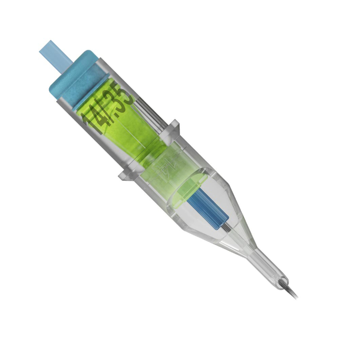 Box mit 20 Stellar 2.0 Nadelmodule - Round Shader Extra Long Taper