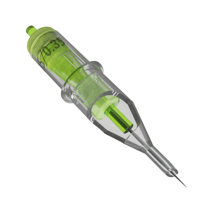 Box mit 20 Peak Stellar Nadelmodulen - Traditional Round Liner Short Taper