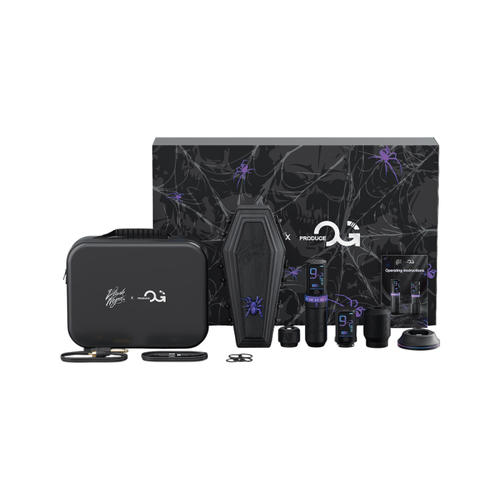 OG Black Widow Wireless Tattoo Pen - Einstellbarer Hub
