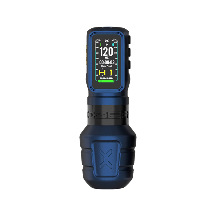 Ozer X Channel Wireless Tattoomaschine - Blau