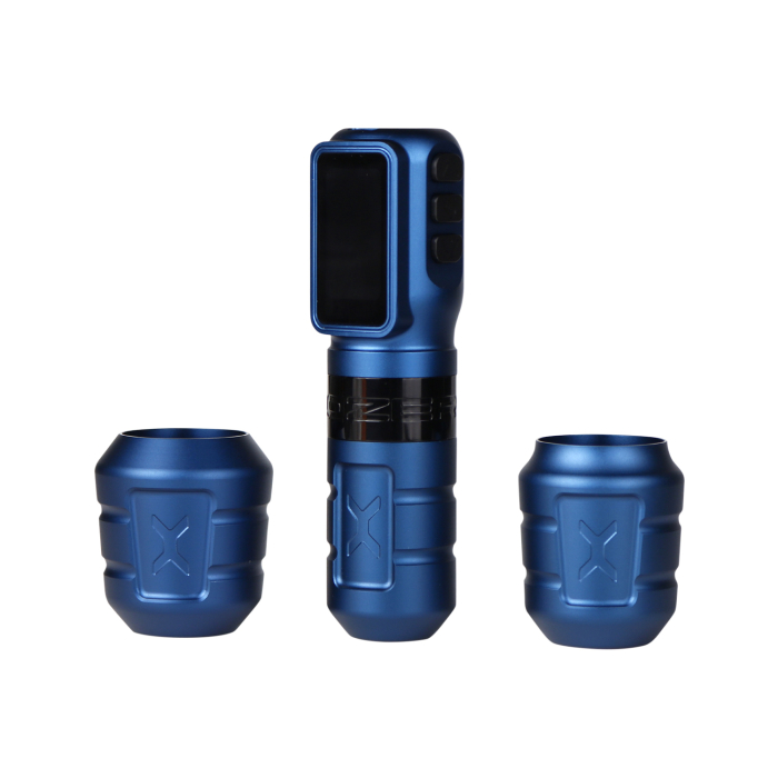 Ozer X Channel Wireless Tattoomaschine - Blau