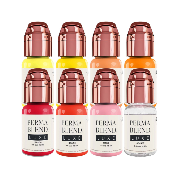Perma Blend Luxe PMU Ink - Carla Ricciardone Embody - Komplettes Set mit  8  x 15ml