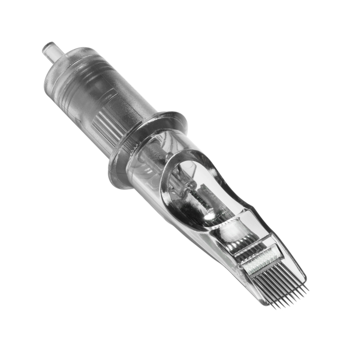 Box mit 20 Peak Quartz Nadelmodulen - Curved Magnum Long Taper (5,5 mm)