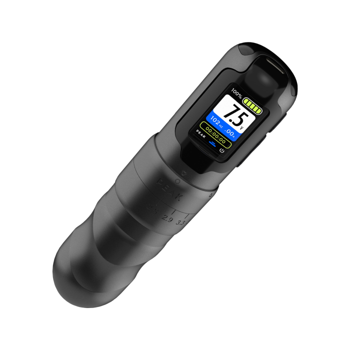 Peak Solice Pro V3 - Pen Tattoo Machine - Charcoal