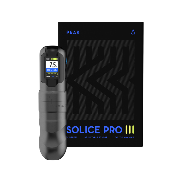 Peak Solice Pro V3 - Pen Tattoo Machine - Charcoal