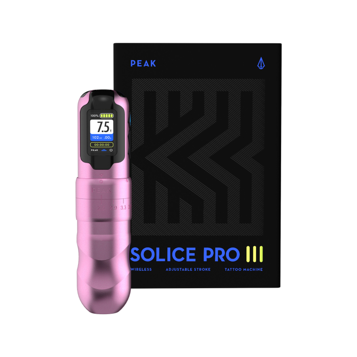 Peak Solice Pro V3 - Pen Tattoo Machine - Pink