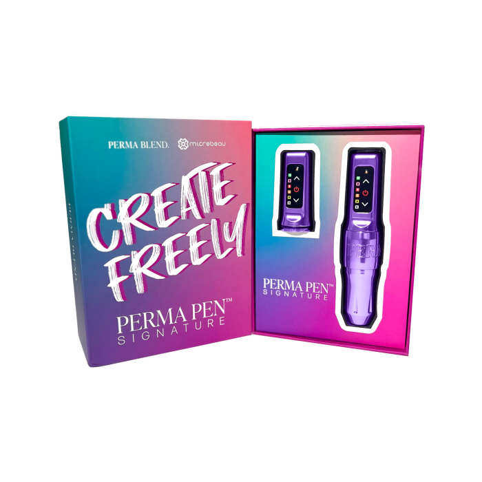 Microbeau Perma Pen Signature mit 2x PowerBolt Mini - 2.7mm Hub - Lavender