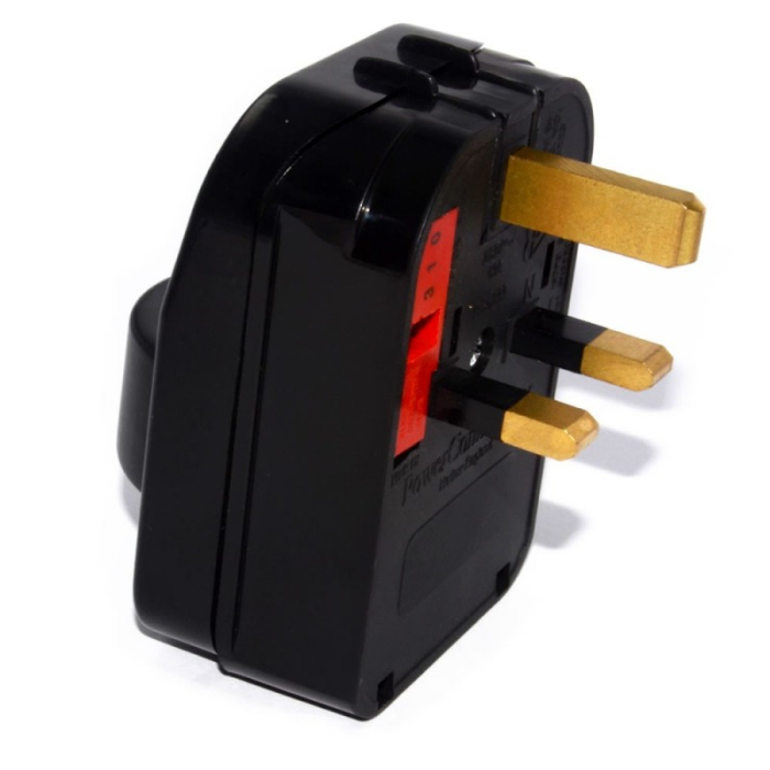 Schuko - EU auf UK 13A 3-Pin Steckeradapter