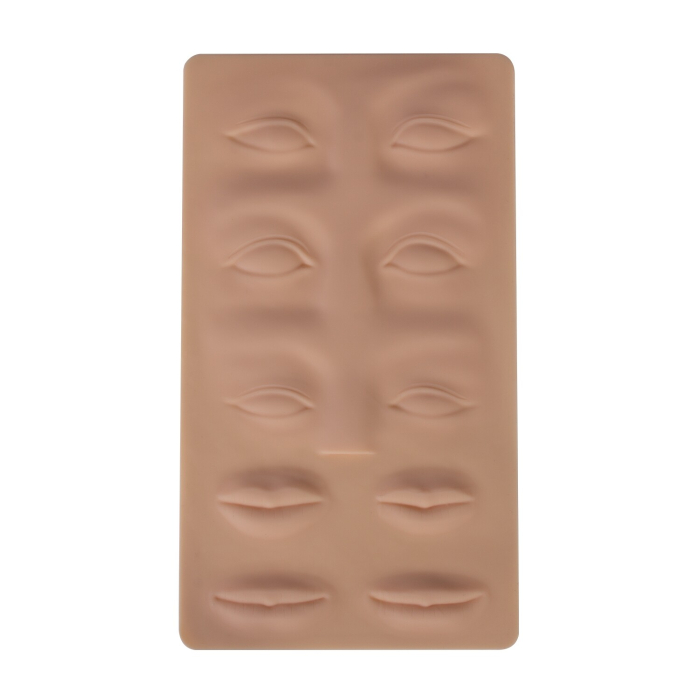 Übungshaut m. Augen- und Lippenkontur