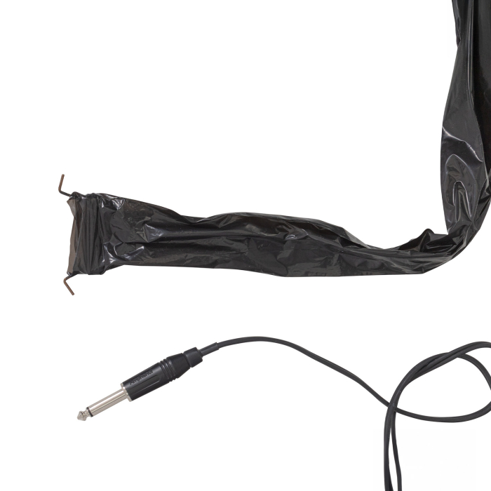 Tat2Green - Schwarze Clipcord-Hüllen Rolle ungeschnitten - 250m x 50mm