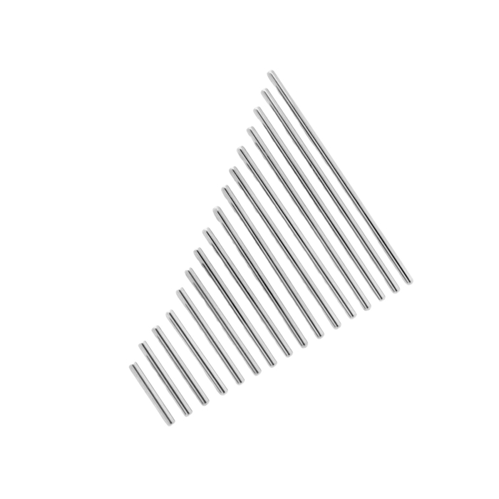 Tilum Gerader Barbell-Stab aus Titan ohne Gewinde