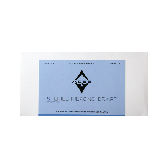 50 sterile Piercing-Abdecktücher - Aces Supply