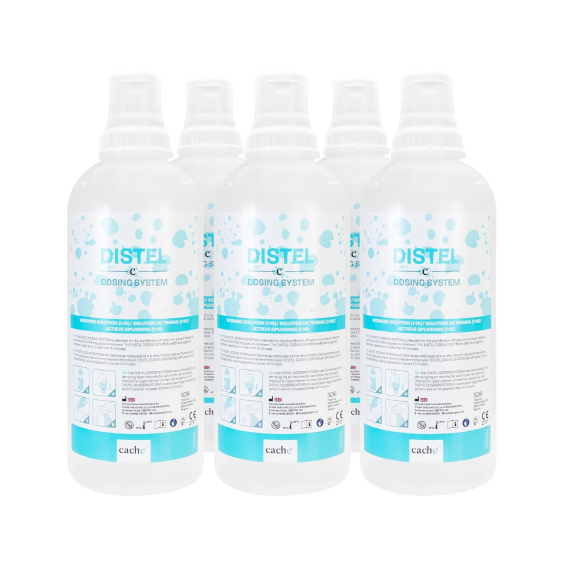 Distel Dosiersystem Leere Dosierflaschen (6 x 1 l)