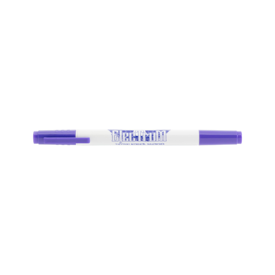 Box mit 25 Electrum Hautmarkern mit zwei Spitzen - Violett