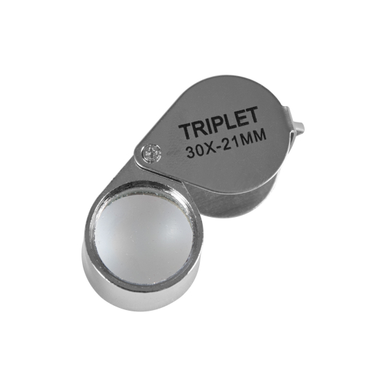 Vergrößerungsglas f. Nadelüberprüfung