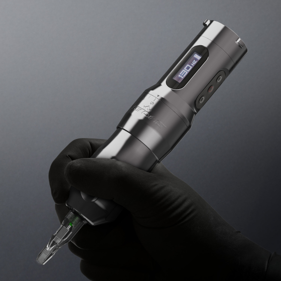 FK One Adjust Tattoo Maschine mit verstellbarem Hub - Gunmetal