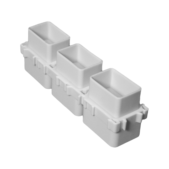 Fraktal FrakCaps - 3x Farbflaschen-Organizer-Halterung - Box mit 50