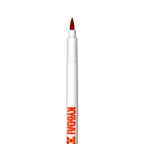 Packung mit 5 Kyodai Soft Tip Brush Pens - Kyodai Vermillion