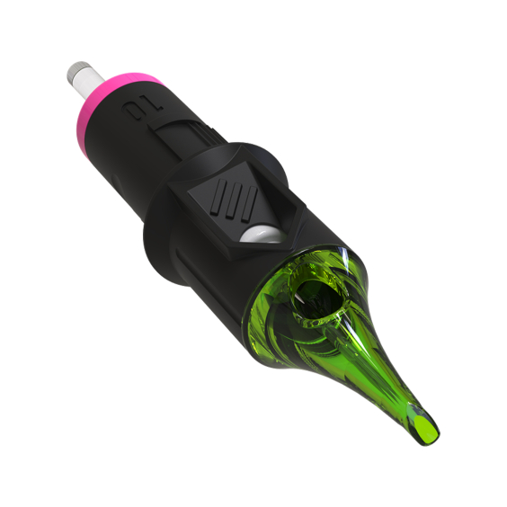 Box mit 20 Metrix Signature Nadelmodulen - Hollow Round Liner Long Taper