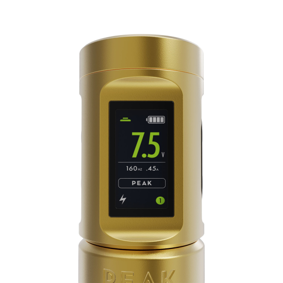 Batterie für die Peak Solice Pro V2 kabellose Maschine - Matte Gold