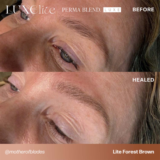 Perma Blend Luxe Lite PMU Ink - Lite Forest Brown 15 ml