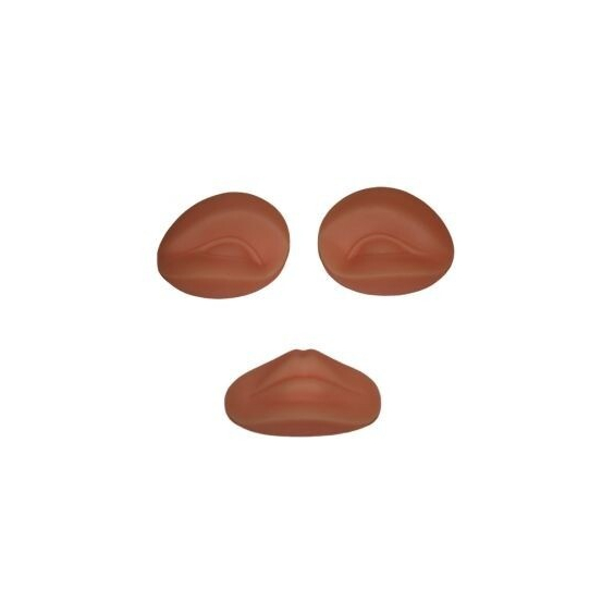 Ersatz-Augen und -Lippen für Übungskopf
