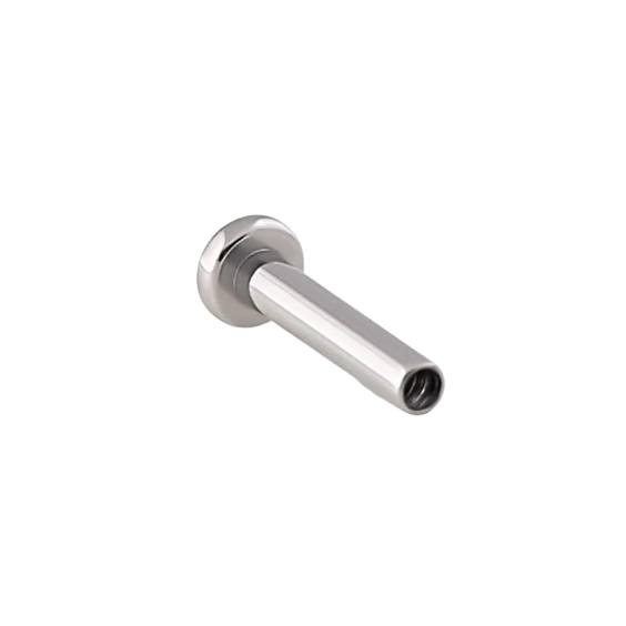 Tilum Labret-Stecker aus Titan mit Innengewinde - Flache Scheibe - Version 2
