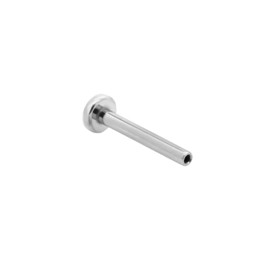 Gewindeloser Labret-Stab aus Titan mit flacher Scheibe von Tilum