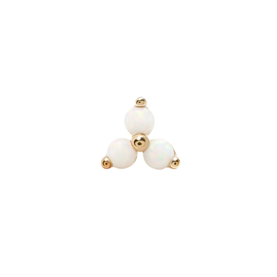 14kt Yellow Gold/Opal/4.8mm Top Size